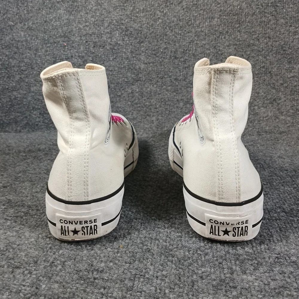 Converse Chuck Taylor All Star Lift High Top Women Size 9 White Canvas Platform